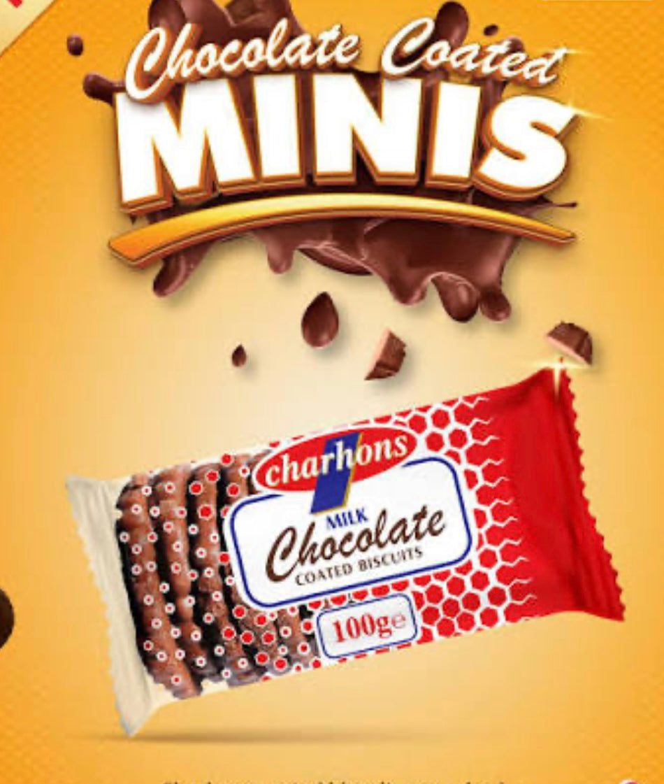 Milk Chocolate Coated Biscuits 100g
