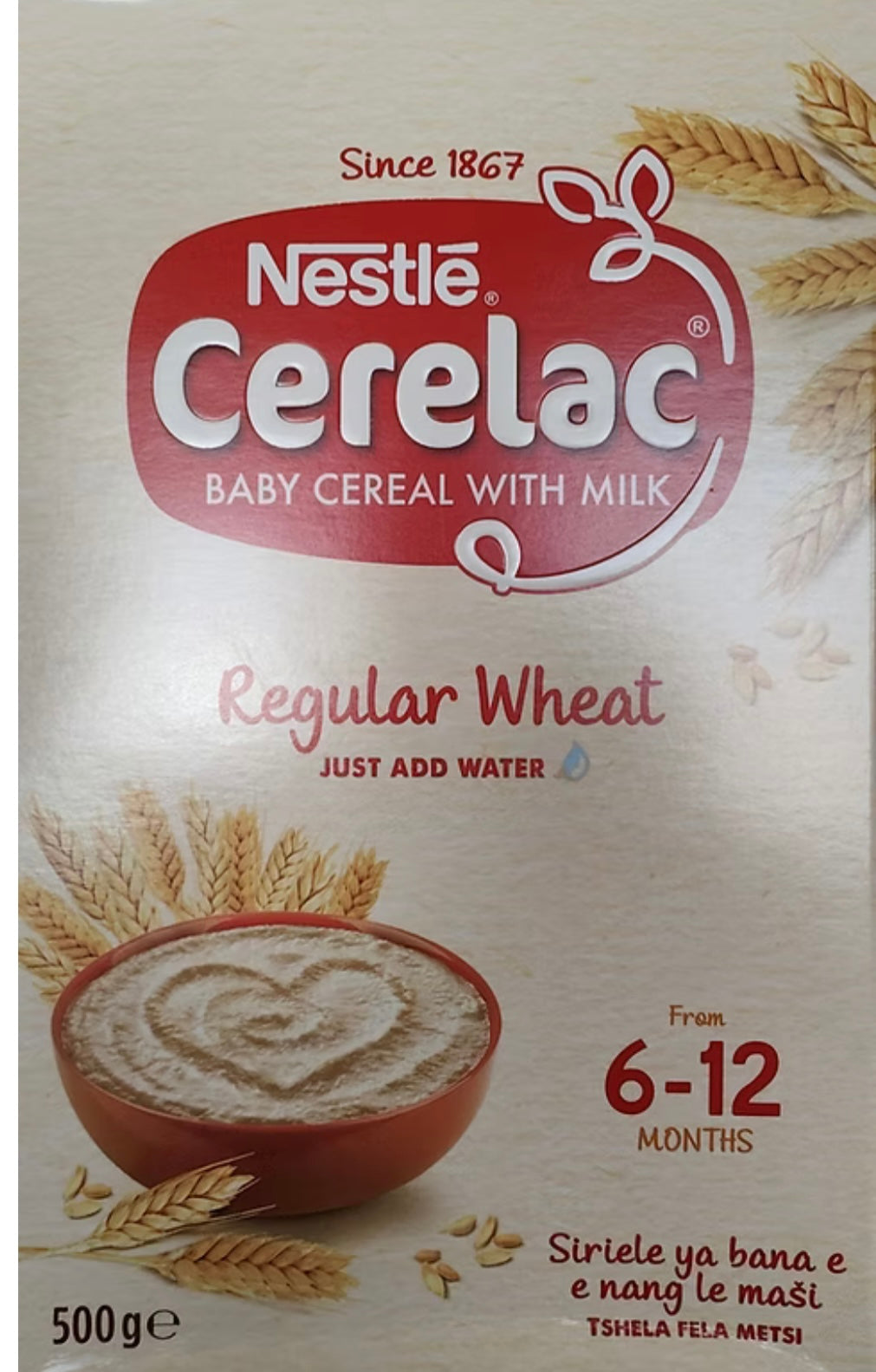 Cerelac regular wheat 6+months