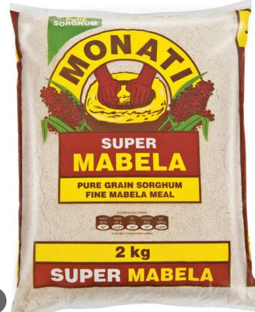 Sorghum mealie meal Mabele